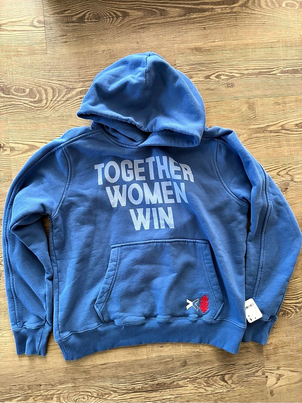 FP Movement x TOGETHXR A Cut Above Hoodie Blue new with tag size M